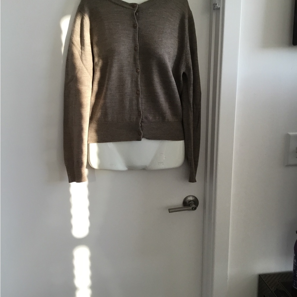 Harrods Brown Button-Front Women's Cardigan